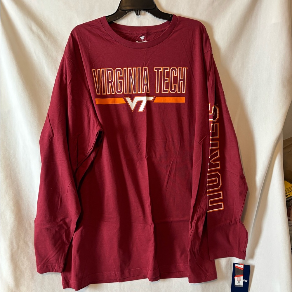 NWT Virginia Tech 3X Long Sleeve Shirt